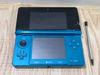 LG4881 Plz Read Item Condi Nintendo 3DS Aqua Blue Console Japan