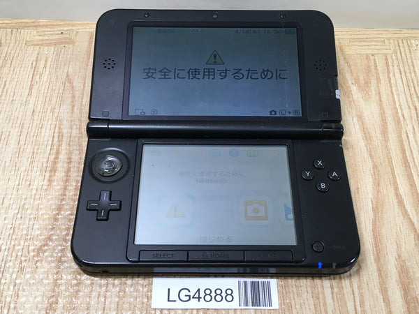 LG4888 Plz Read Item Condi Nintendo 3DS LL XL 3DS Silver Black Console Japan