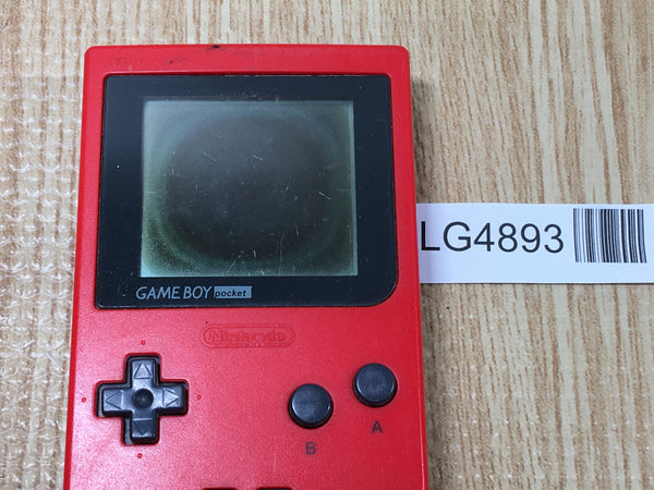 LG4893 With Defects - GameBoy Pocket Red Game Boy Console Japan