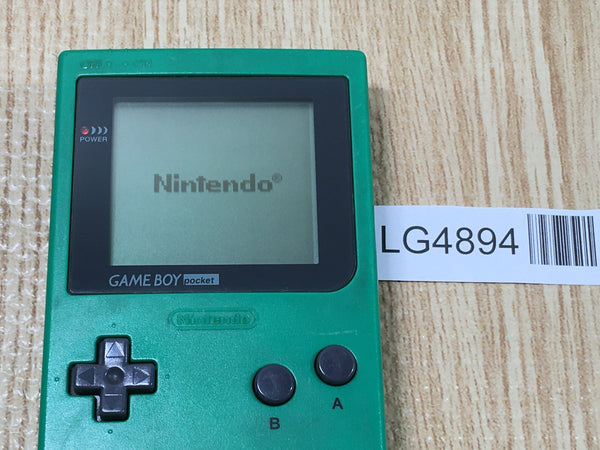 LG4894 With Defects - GameBoy Pocket Green Game Boy Console Japan