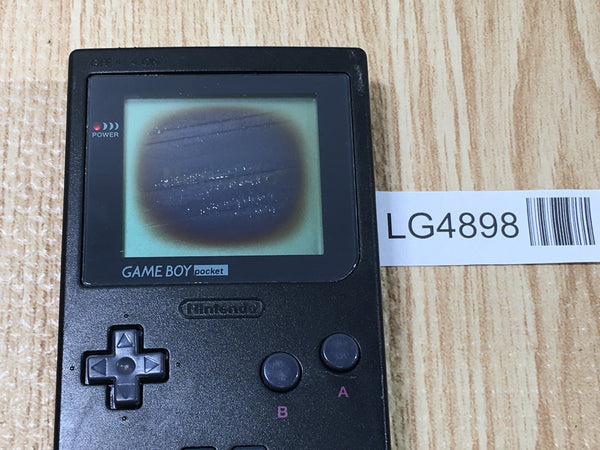 LG4898 With Defects - GameBoy Pocket Black Game Boy Console Japan