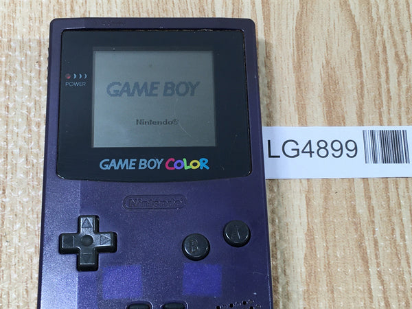 LG4899 With Defects - GameBoy Color Purple Game Boy Console Japan
