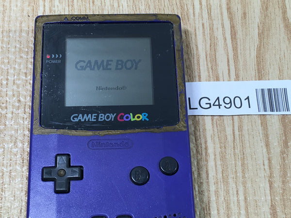 LG4901 With Defects - GameBoy Color Purple Game Boy Console Japan