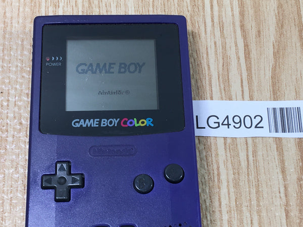 LG4902 Tested Working - GameBoy Color Purple Game Boy Console Japan