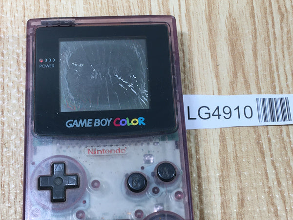 LG4910 With Defects - GameBoy Color Clear Purple Game Boy Console Japan