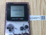 LG4911 With Defects - GameBoy Color Clear Purple Game Boy Console Japan