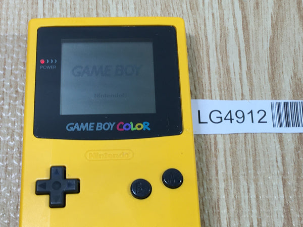 LG4912 With Defects - GameBoy Color Yellow Game Boy Console Japan