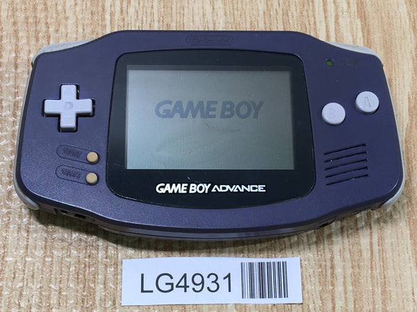 LG4931 With Defects - GameBoy Advance Violet Game Boy Console Japan