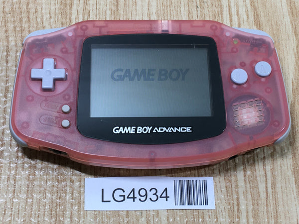 LG4934 With Defects - GameBoy Advance Milky Pink Game Boy Console Japan