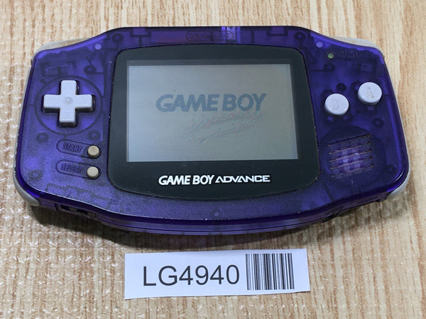 LG4940 With Defects - GameBoy Advance Midnight Blue Game Boy Console Japan