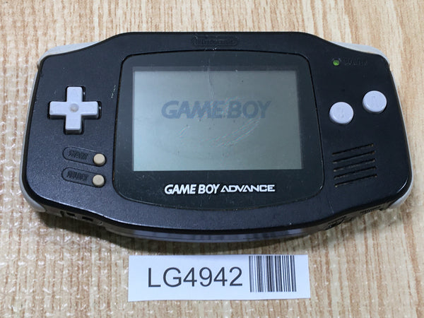 LG4942 With Defects - GameBoy Advance Black Game Boy Console Japan