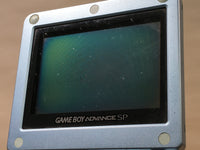 LG4947 With Defects - GameBoy Advance SP Pearl Blue Game Boy Console Japan