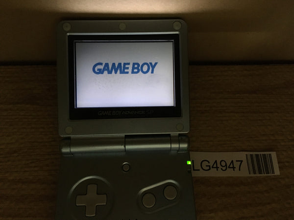 LG4947 With Defects - GameBoy Advance SP Pearl Blue Game Boy Console Japan