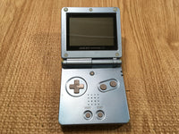 LG4947 With Defects - GameBoy Advance SP Pearl Blue Game Boy Console Japan