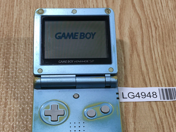 LG4948 With Defects - GameBoy Advance SP Pearl Blue Game Boy Console Japan