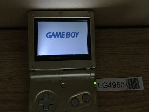 LG4950 With Defects - GameBoy Advance SP Star Light Gold Game Boy Console Japan
