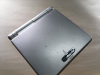 LG4951 With Defects - GameBoy Advance SP Platinum Silver Game Boy Console Japan