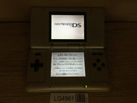 LG4961 With Defects - Nintendo DS Platinum Silver Console Japan