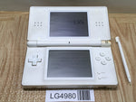 LG4980 With Defects - Nintendo DS Lite Crystal White Console Japan
