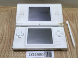 LG4980 With Defects - Nintendo DS Lite Crystal White Console Japan