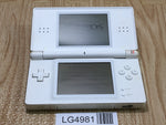 LG4981 With Defects - Nintendo DS Lite Crystal White Console Japan