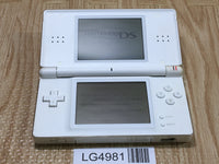 LG4981 With Defects - Nintendo DS Lite Crystal White Console Japan
