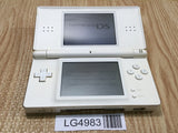 LG4983 With Defects - Nintendo DS Lite Crystal White Console Japan