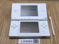 LG4984 Tested Working - No Battery Nintendo DS Lite Crystal White Console Japan