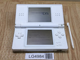LG4984 Tested Working - No Battery Nintendo DS Lite Crystal White Console Japan