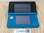 LG4989 With Defects - Nintendo 3DS Aqua Blue Console Japan