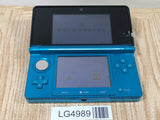 LG4989 With Defects - Nintendo 3DS Aqua Blue Console Japan