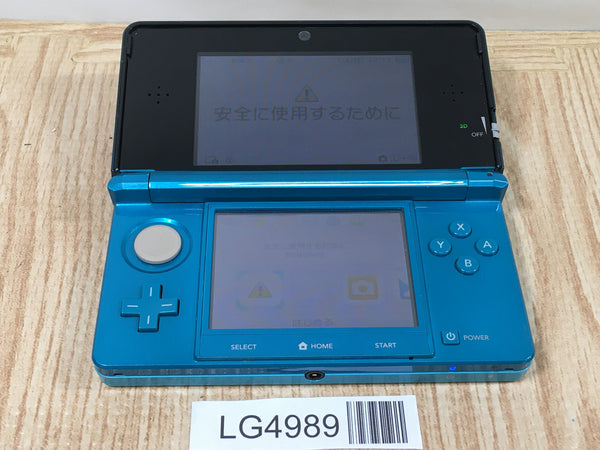 LG4989 With Defects - Nintendo 3DS Aqua Blue Console Japan