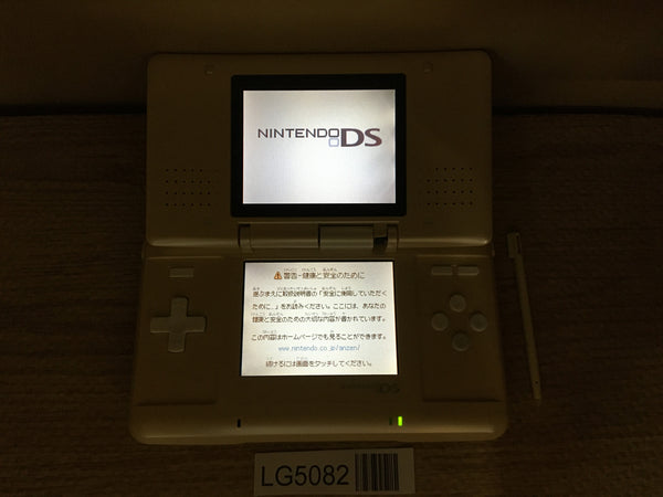 LG5082 Plz Read Item Condi Nintendo DS Pure White Console Japan