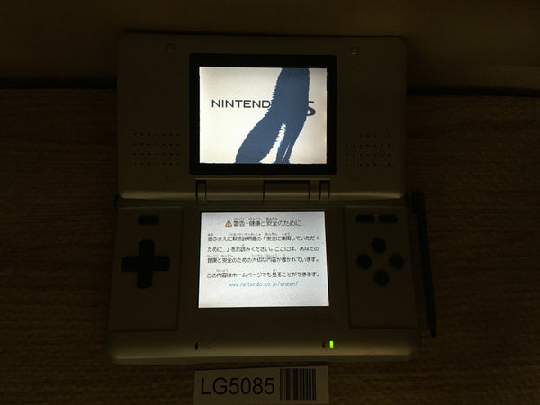 LG5085 Plz Read Item Condi Nintendo DS Platinum Silver Console Japan