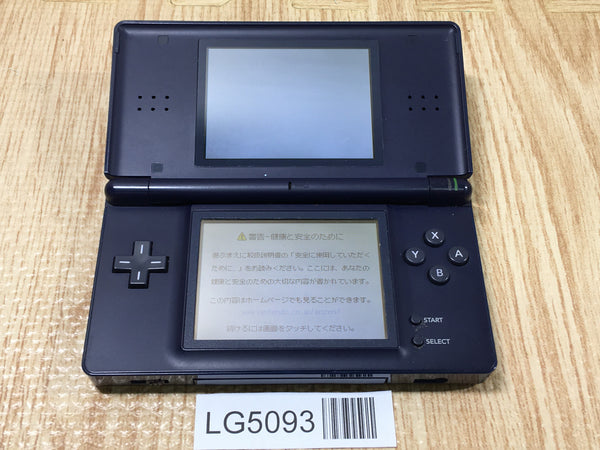 LG5093 Plz Read Item Condi Nintendo DS Lite Enamel Navy Console Japan