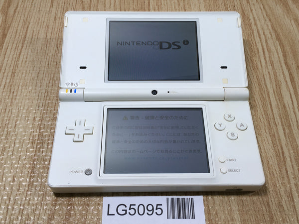 LG5095 Plz Read Item Condi Nintendo DSi DS White Console Japan