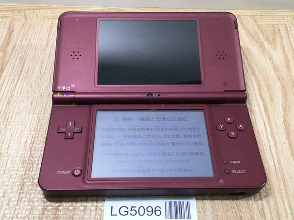 LG5096 Plz Read Item Condi Nintendo DSi LL XL DS Wine Red Console Japan