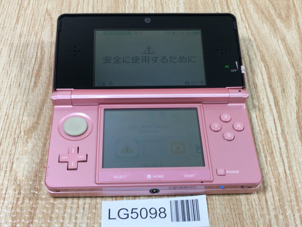 LG5098 Plz Read Item Condi Nintendo 3DS Misty Pink Console Japan