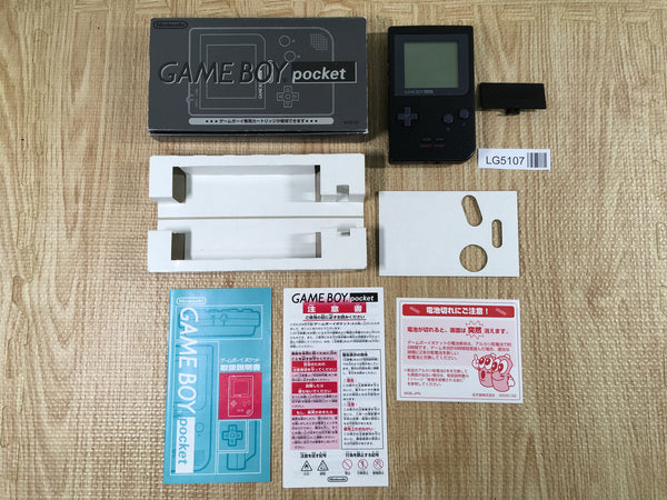 LG5107 GameBoy Pocket Black BOXED Game Boy Console Japan