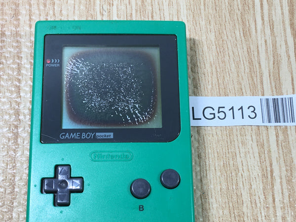 LG5113 Plz Read Item Condi GameBoy Pocket Green Game Boy Console Japan