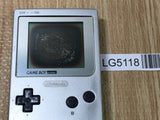 LG5118 Plz Read Item Condi GameBoy Pocket Silver Game Boy Console Japan
