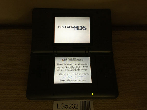 LG5232 Plz Read Item Condi Nintendo DS Graphite Black Console Japan