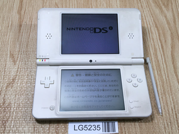 LG5235 Plz Read Item Condi Nintendo DSi LL XL DS Natural White Console Japan