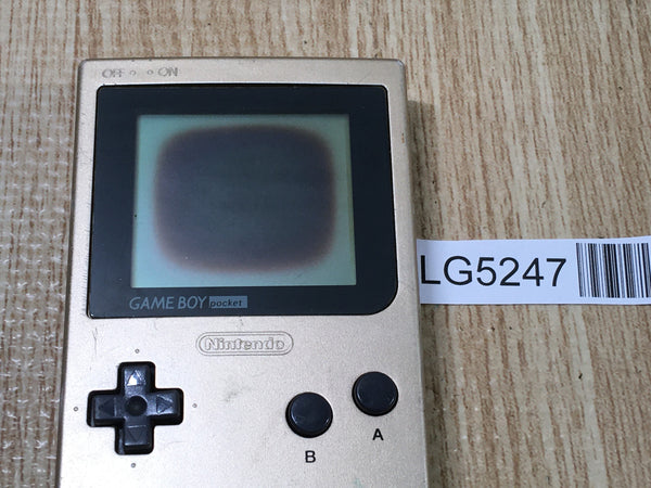 LG5247 Plz Read Item Condi GameBoy Pocket Gold Game Boy Console Japan