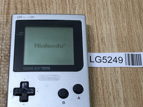 LG5249 Plz Read Item Condi GameBoy Pocket Silver Game Boy Console Japan