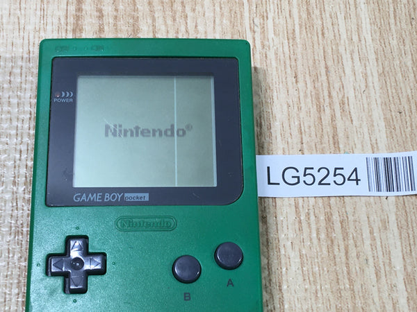 LG5254 Plz Read Item Condi GameBoy Pocket Green Game Boy Console Japan