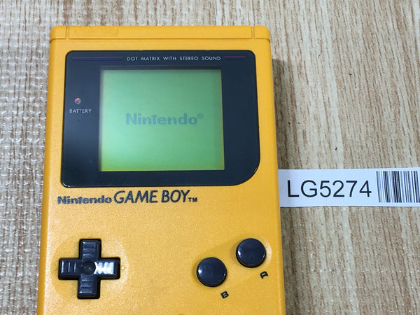 LG5274 GameBoy Bros. Yellow Game Boy Console Japan