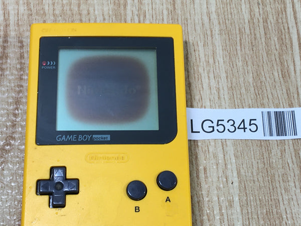 LG5345 Plz Read Item Condi GameBoy Pocket Yellow Game Boy Console Japan
