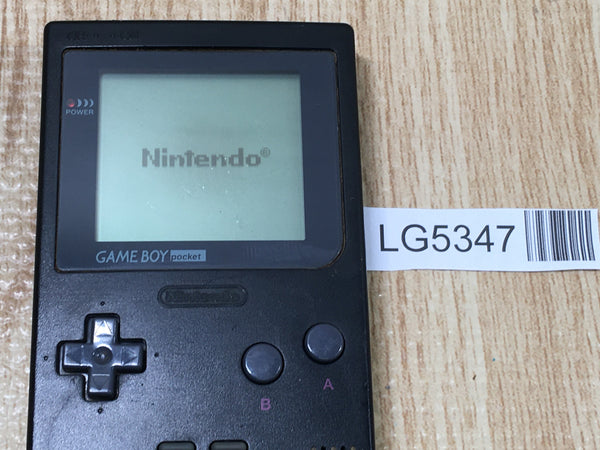 LG5347 Plz Read Item Condi GameBoy Pocket Black Game Boy Console Japan