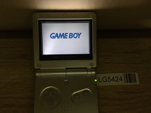 LG5424 No Battery GameBoy Advance SP Platinum Silver Game Boy Console Japan